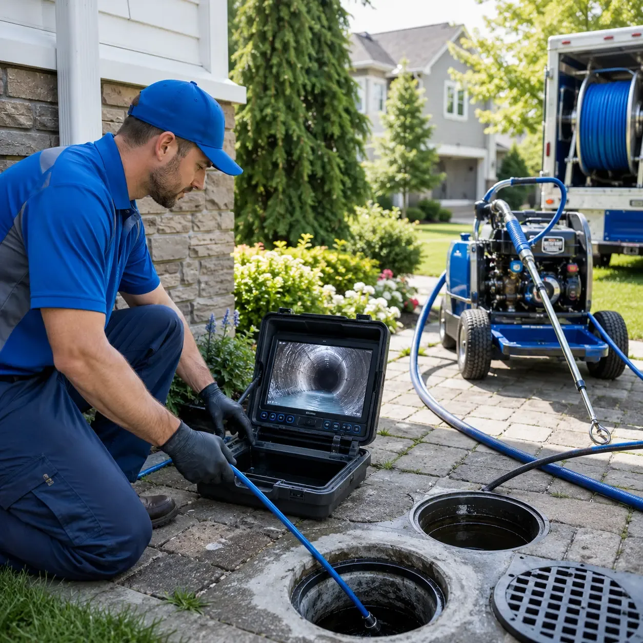Outdoor drain cleaning professionals serving Batavia, NY